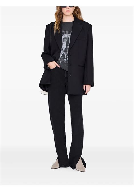 lili tee woman balck ANINE BING | A-08-11713WBL1